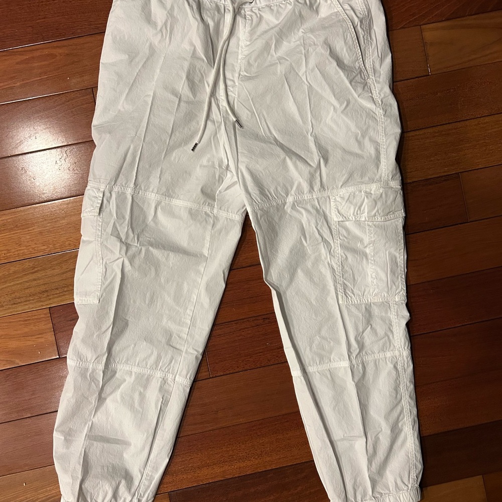 James Perse White Cargo Pants - Picture 2 of 5
